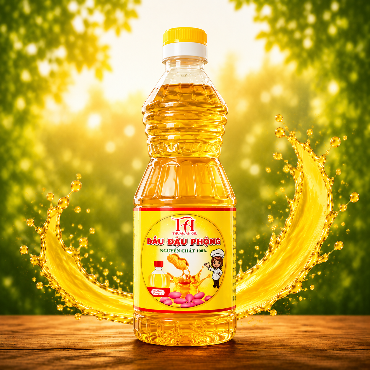 Dầu Đậu Phộng Thuận An Oil 1Lít